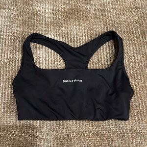 XS District Vision Black Sports Bra